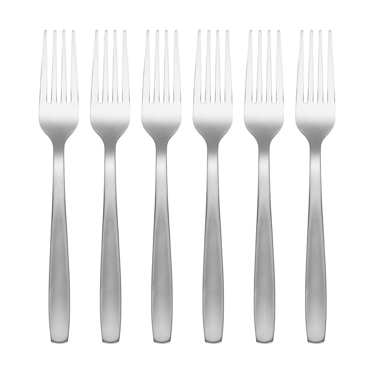 Paulina Satin Mirror Dinner Forks, Set of 6