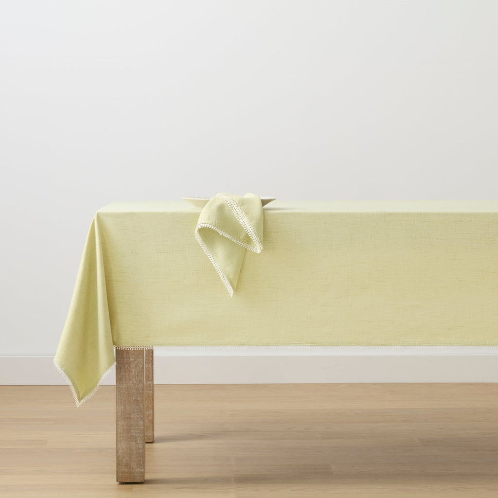 French Perle Pistachio 60x120 Tablecloth