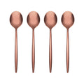 Gaze Copper Mirror Demitasse Spoons, Set of 4