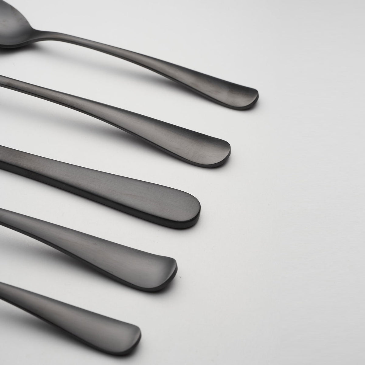 Rhiannon Black Satin 20-Piece Flatware Set