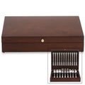 Eureka Mahogany Brown Flatware Chest