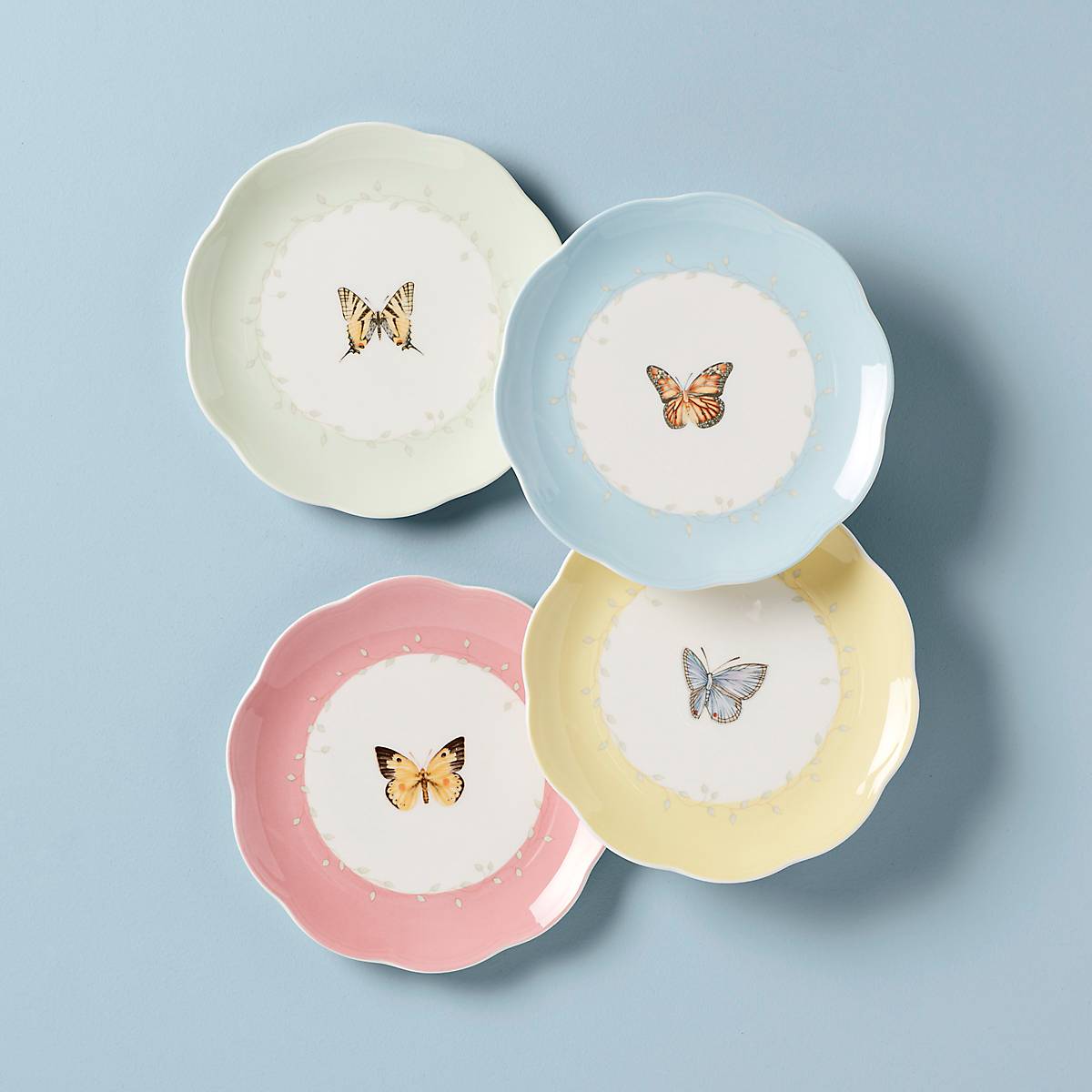 Butterfly Meadow 4-Piece Dessert Set