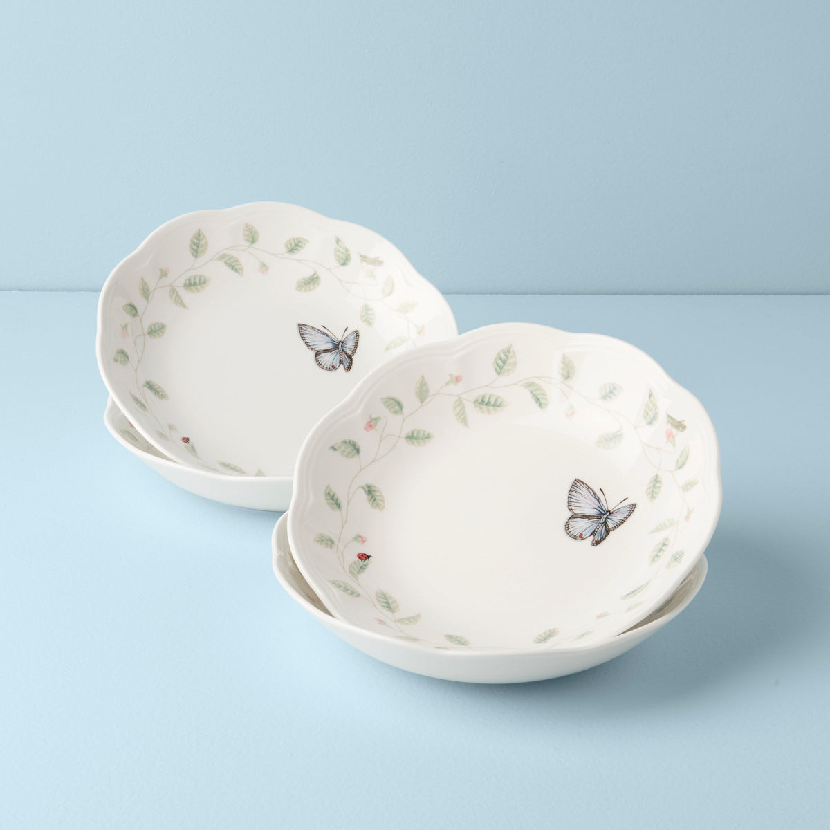 Butterfly Meadow Pasta Bowls, Set of 4