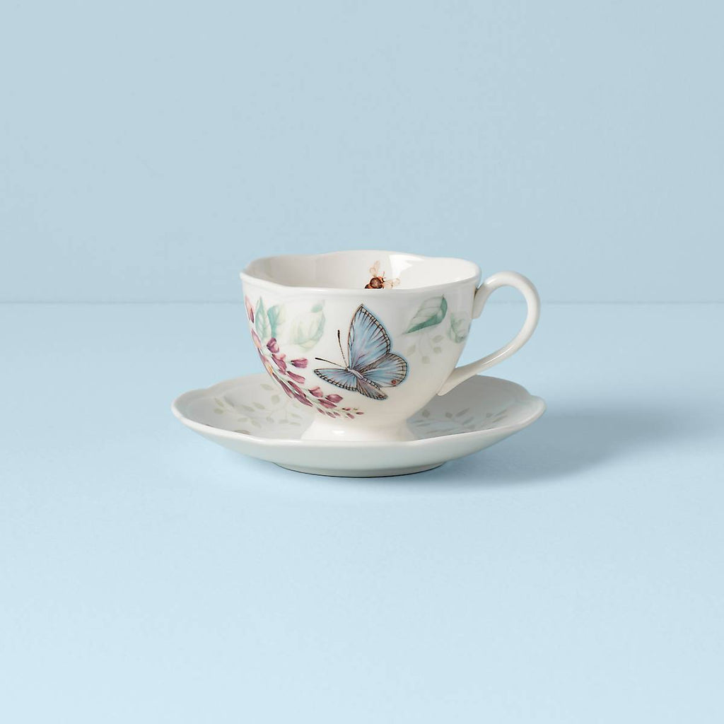 Butterfly Meadow Blue Cup & Saucer