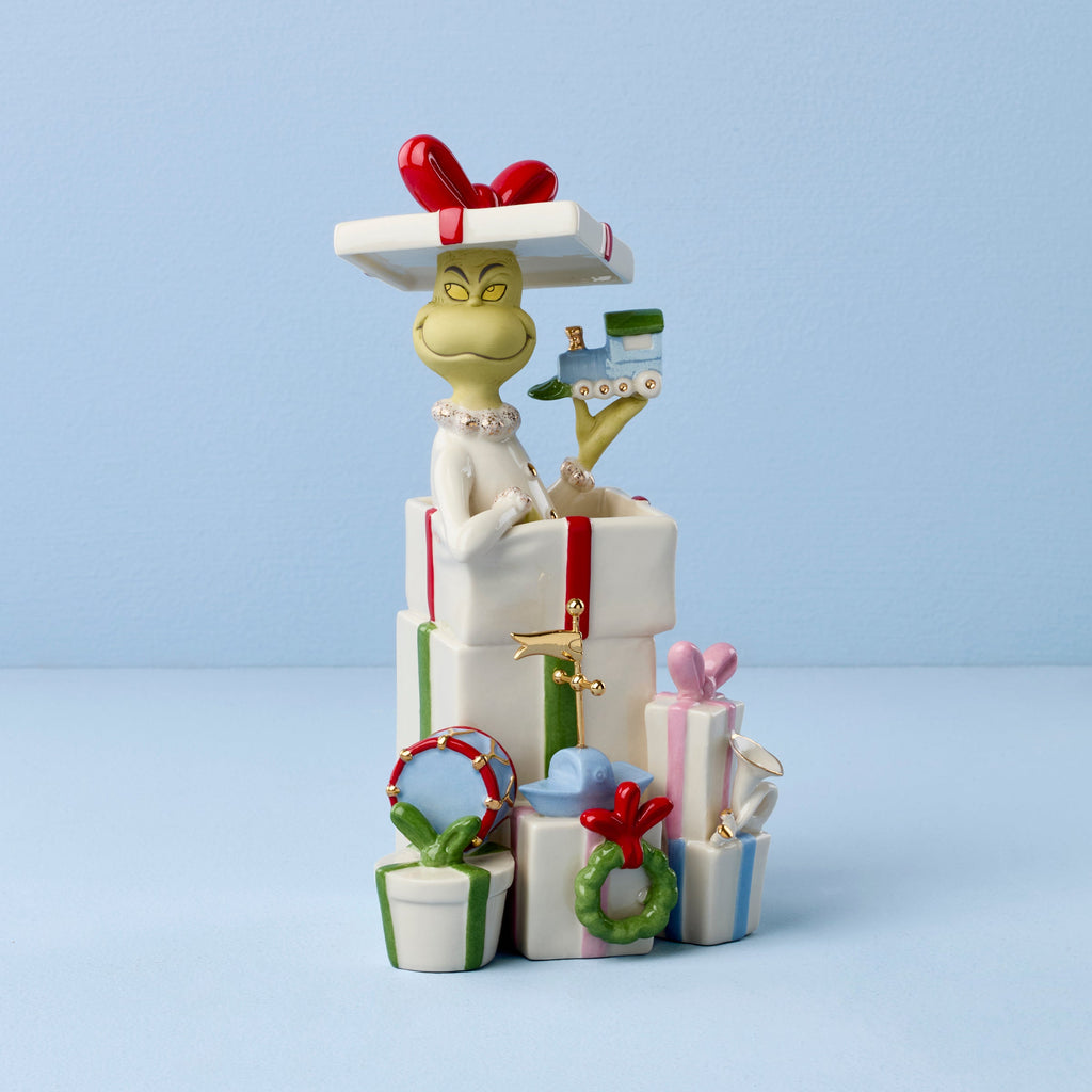 Grinch Gets The Gifts Figurine
