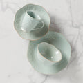 French Perle Ice Blue 4-Piece Place Setting