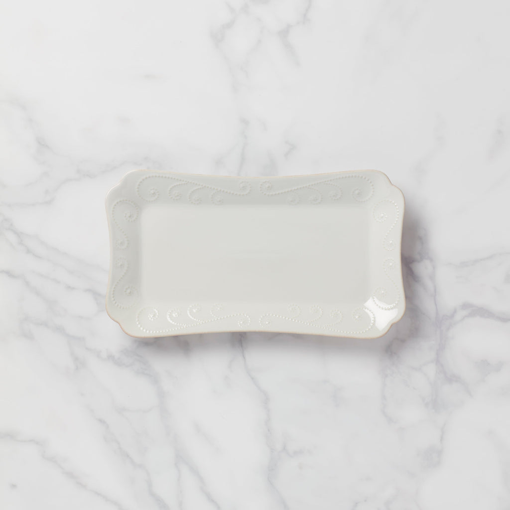 French Perle White Hors d'Oeuvres Tray