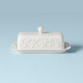 Opal Innocence Carved Butter Dish