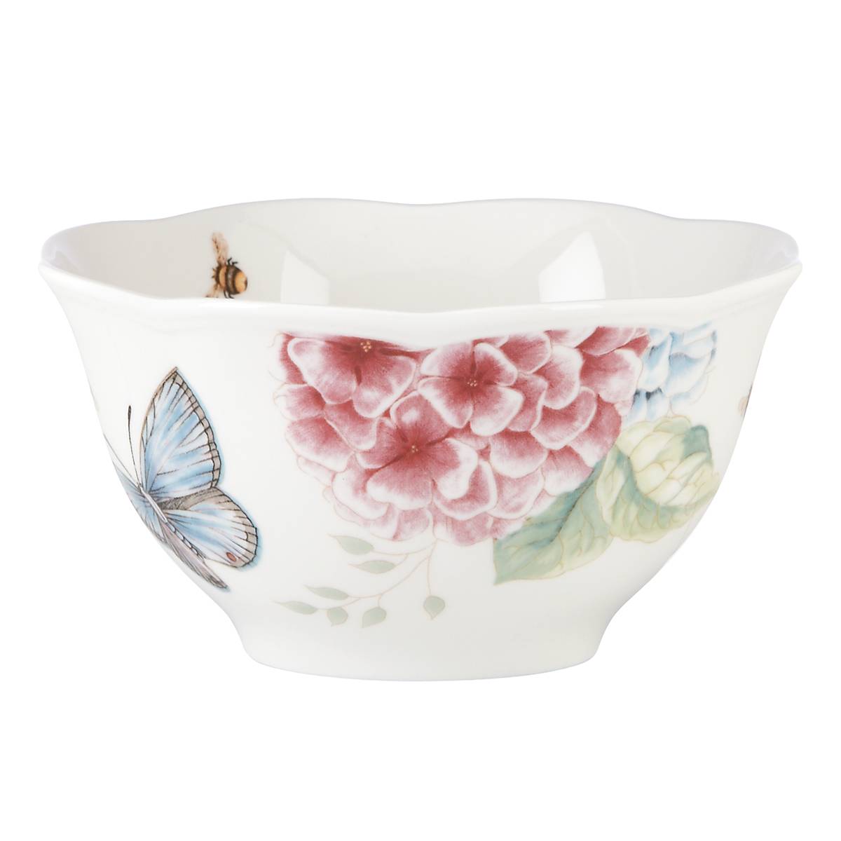 Butterfly Meadow Hydrangea 12-Piece Dinnerware Set