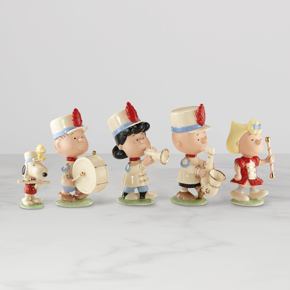 Peanuts 5-Piece Marching Band Figurine Set