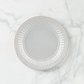 French Perle Groove Dove Dessert Plate