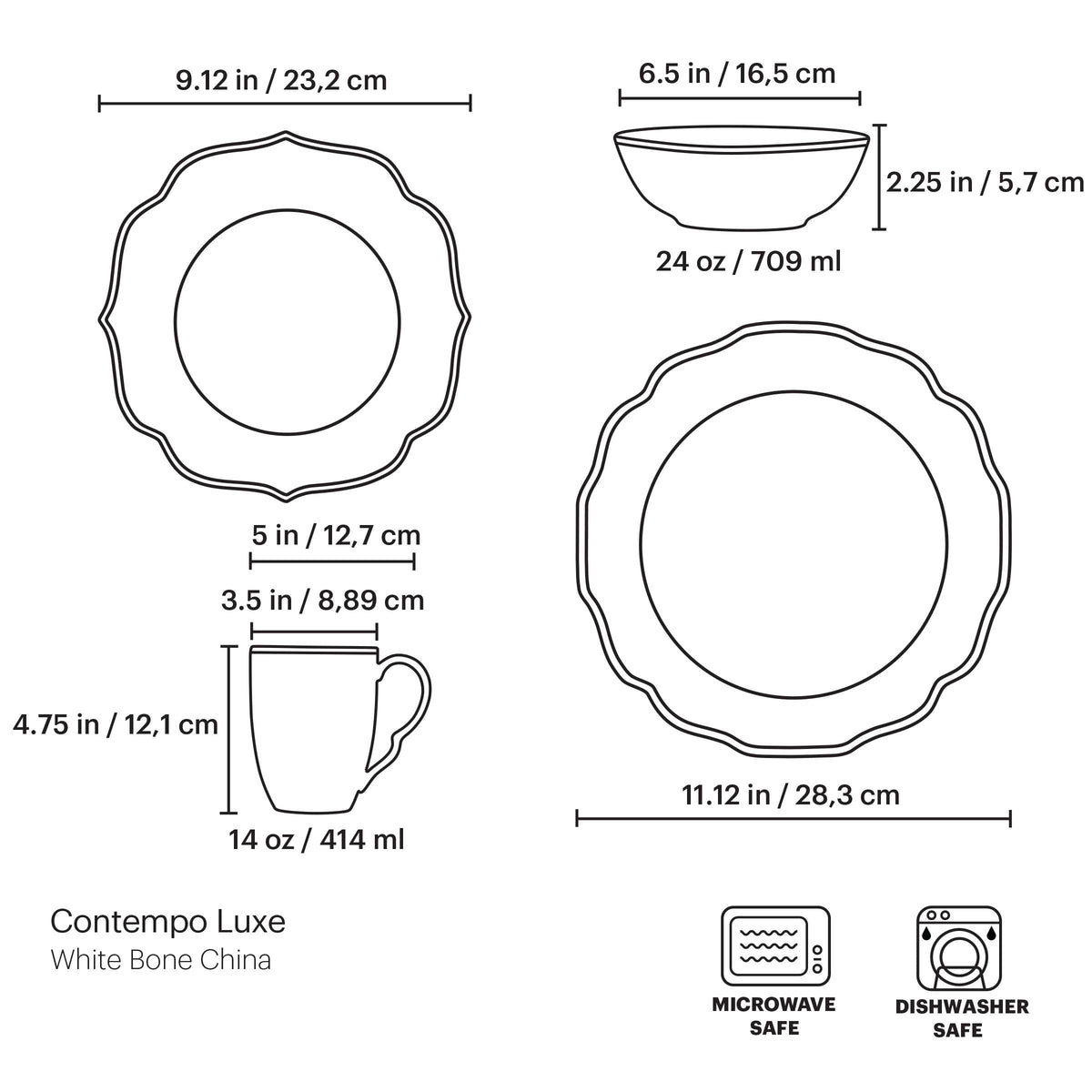 Contempo Luxe Accent Plate