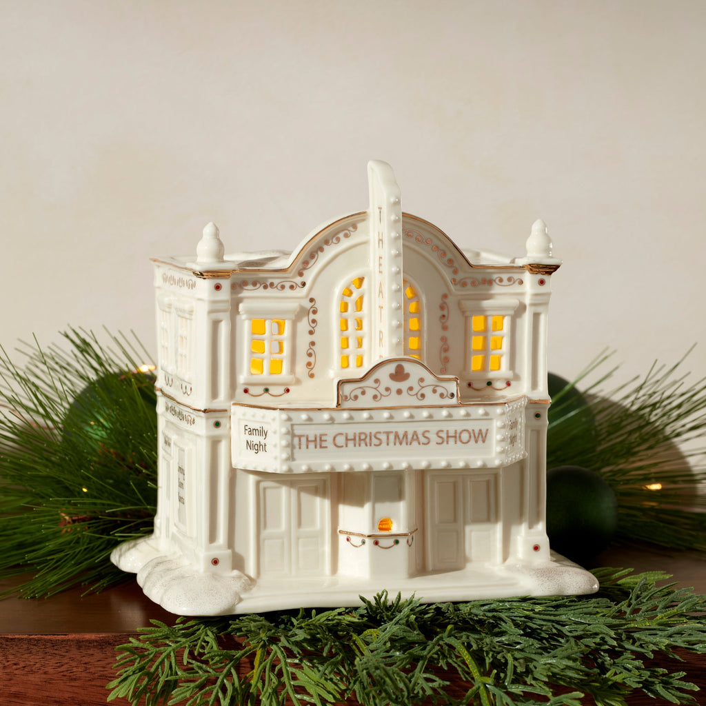 Mistletoe Park Lit County Theatre Figurine