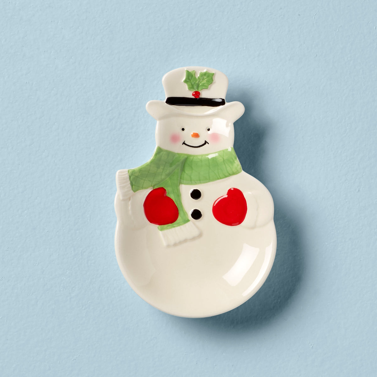 Holiday Snowman Spoon Rest
