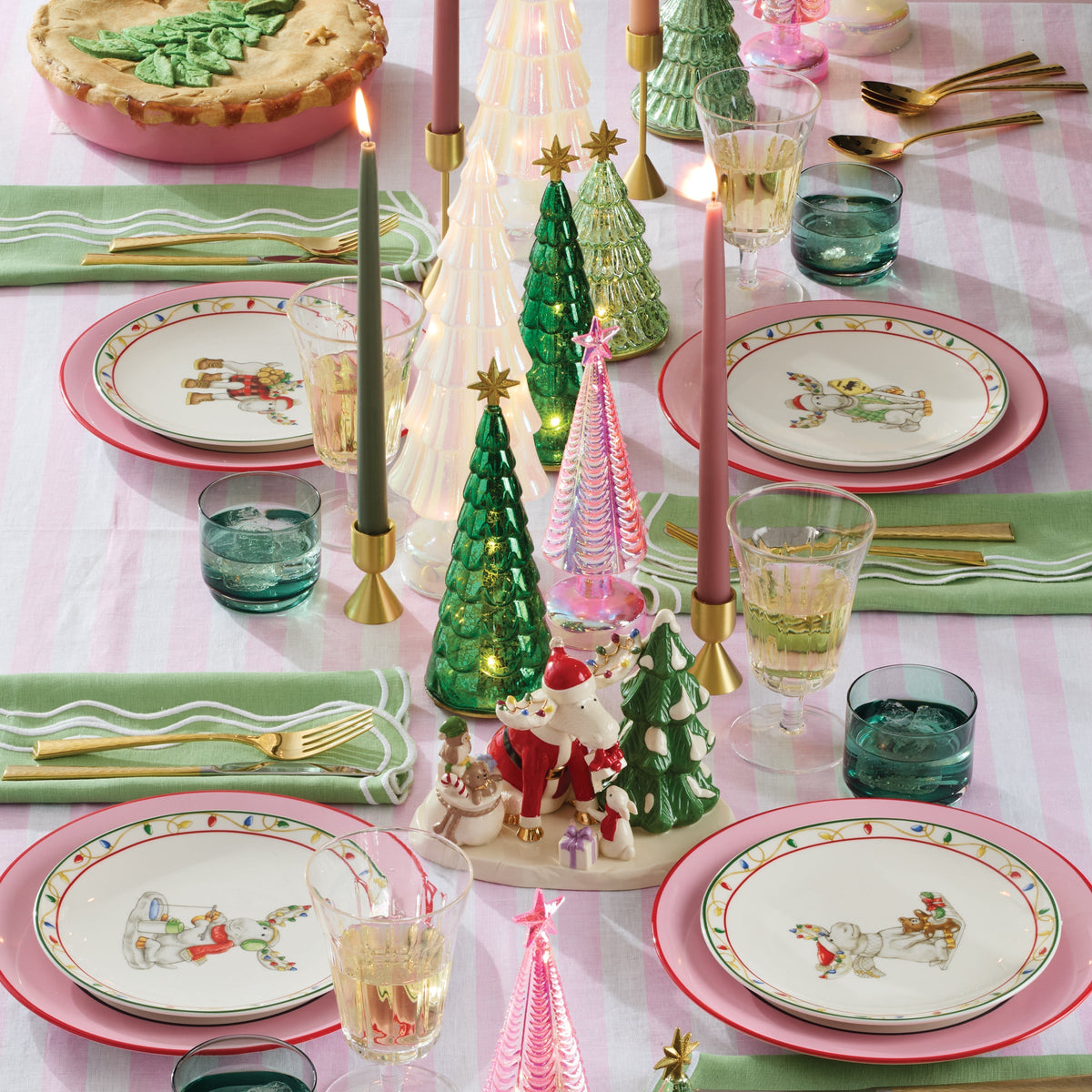 Radiant Light Mercury Tree Lit Figurine