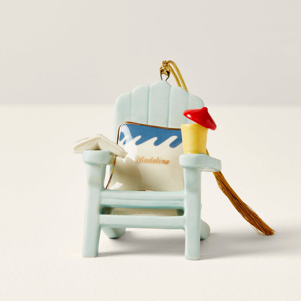 Personalized Beach Chair Ornament