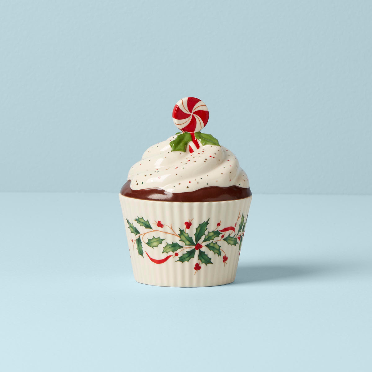 Holiday Bakeshop Cupcake Candy Dish