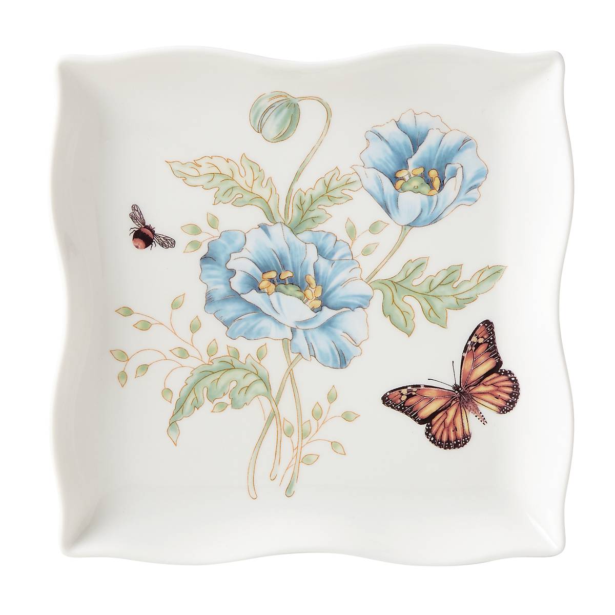 Butterfly Meadow Square Dish
