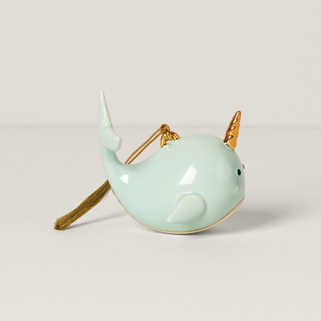 Personalized Narwhal Ornament