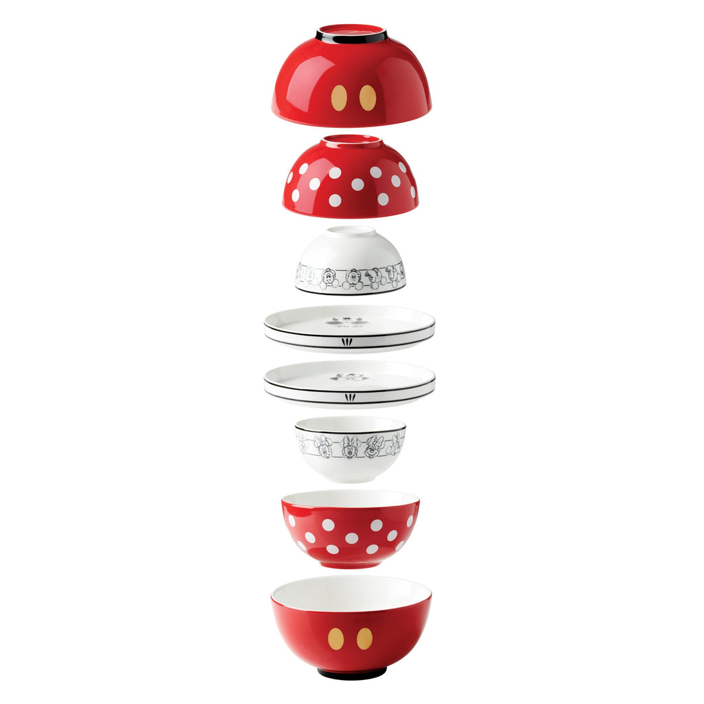 Disney Luna 8-Piece Nesting Dinnerware Set
