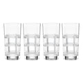 Hudson Crystal Highball Glasses, Set of 4