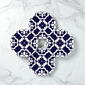 Elegant Geo Accent Plates, Set of 4