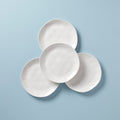 Bay Colors White Dinner Plates, Set of 4