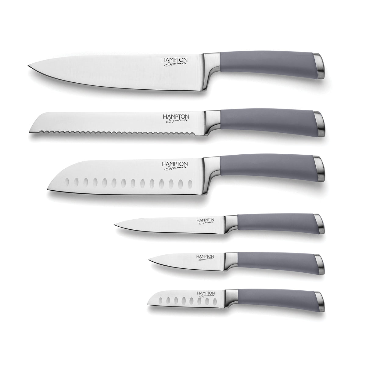 Beton 7-Piece Cutlery Block Set