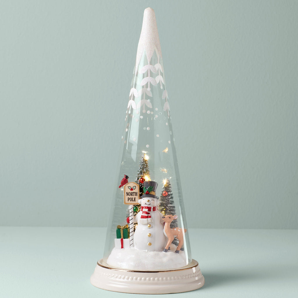 Merry & Magical Lit Snowman Figurine