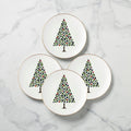 Evergreen Accent Plates, Set of 4