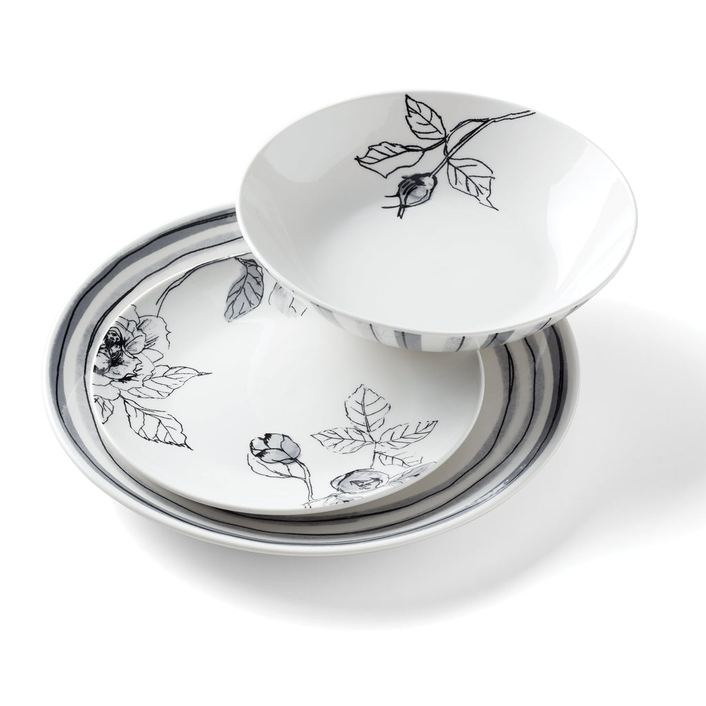 Sketchbook 12-Piece Dinnerware Set