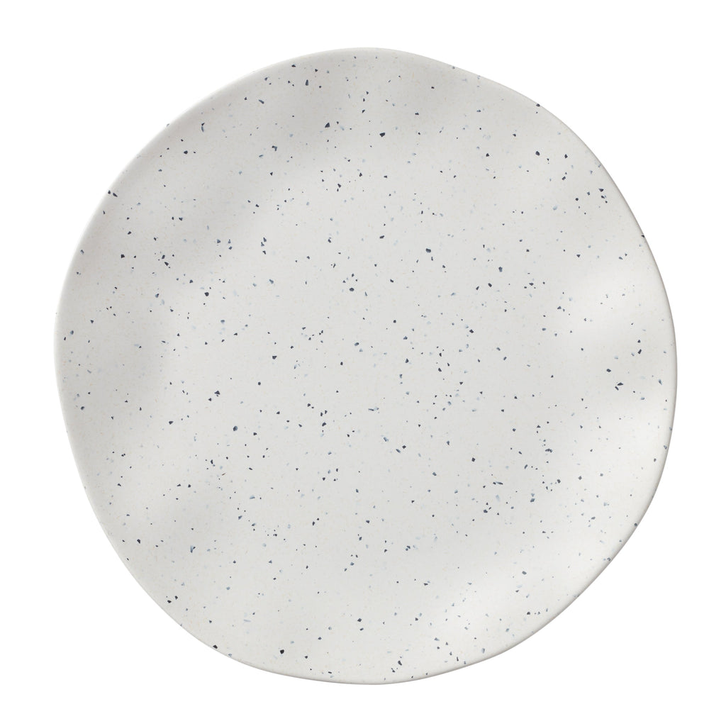Terrazzo Melamine Cream 12-Piece Dinnerware Set