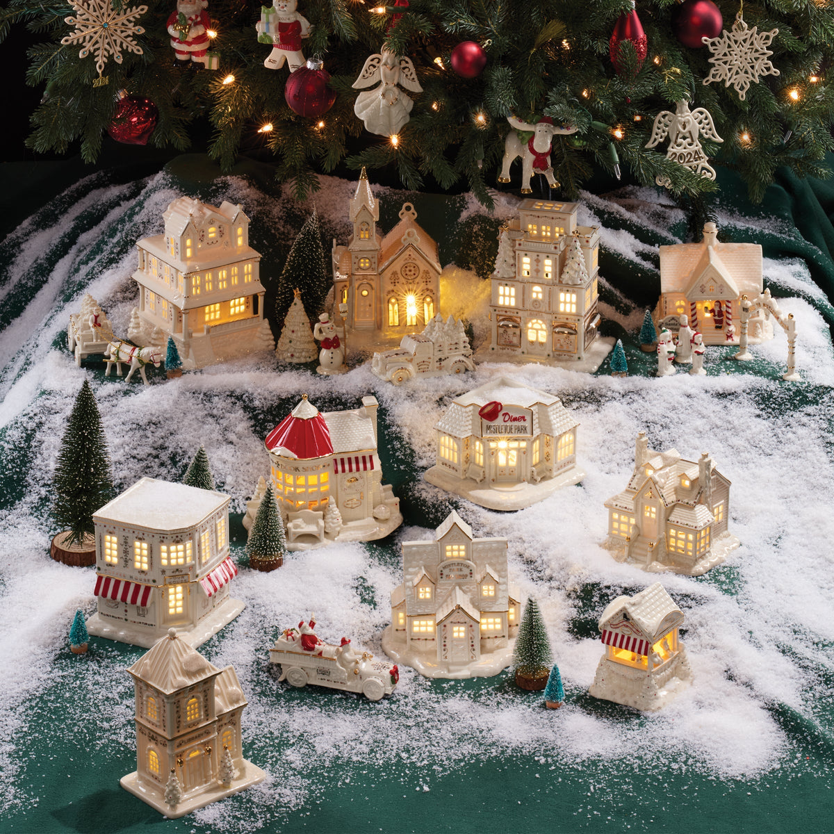 Mistletoe Park Light-Up Village Church Figurine