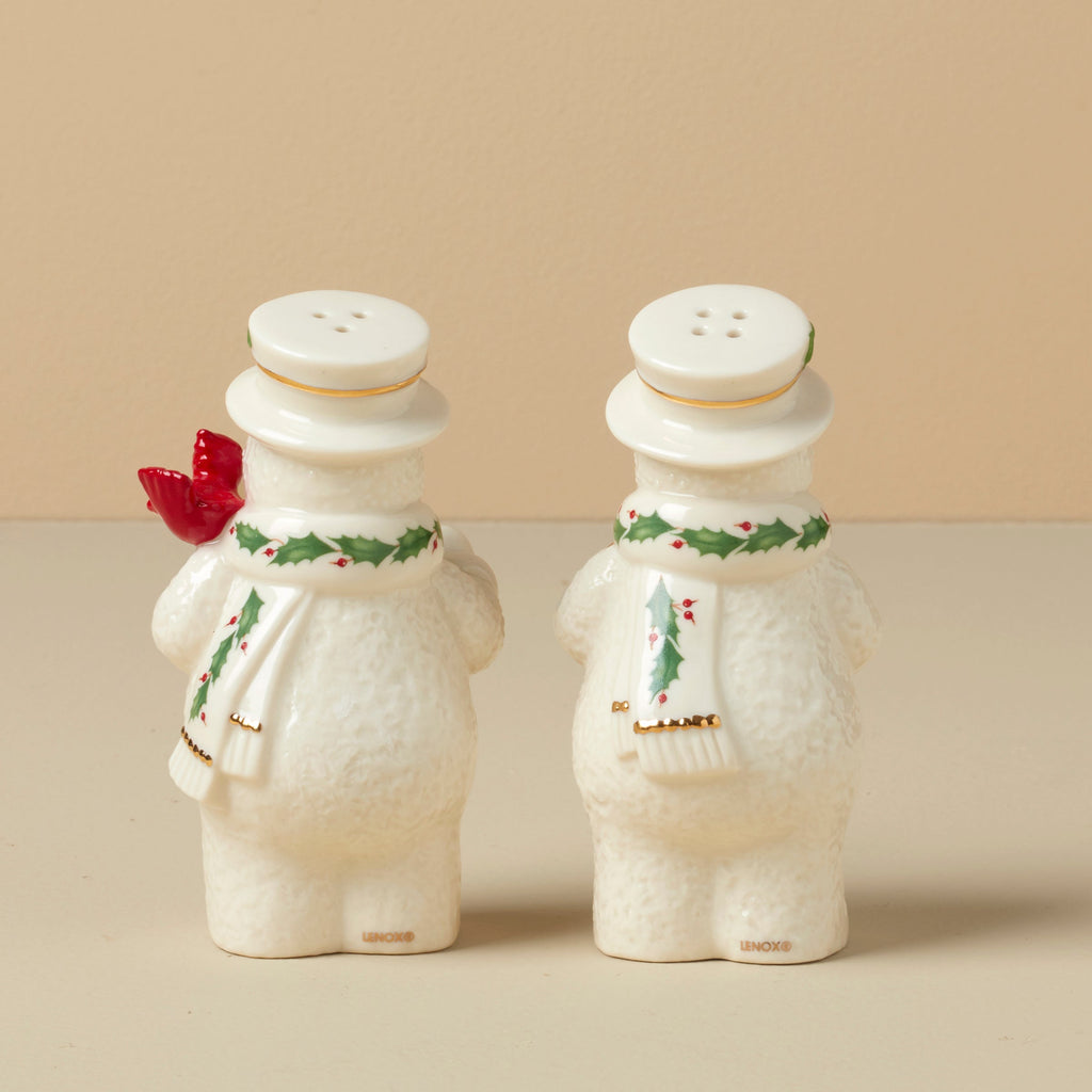 Happy Holly Days Snowmen Salt & Pepper Set