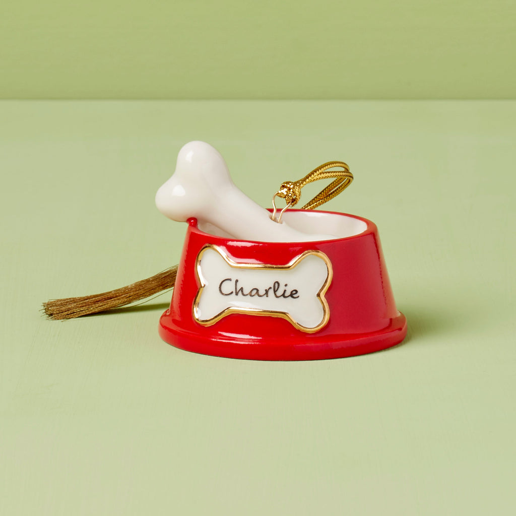 Personalized Dog Bone Ornament