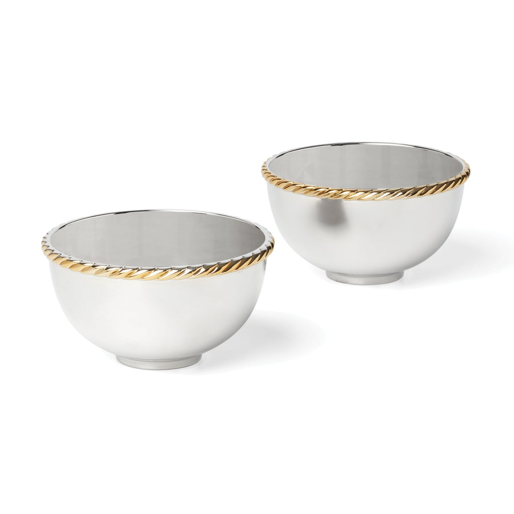 Roseland Nut Bowls, Set of 2