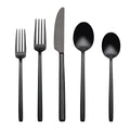 Dean Black Satin 20-Piece Flatware Set