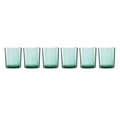 Merry & Bright Stackable Green Tall Glasses, Set Of 6