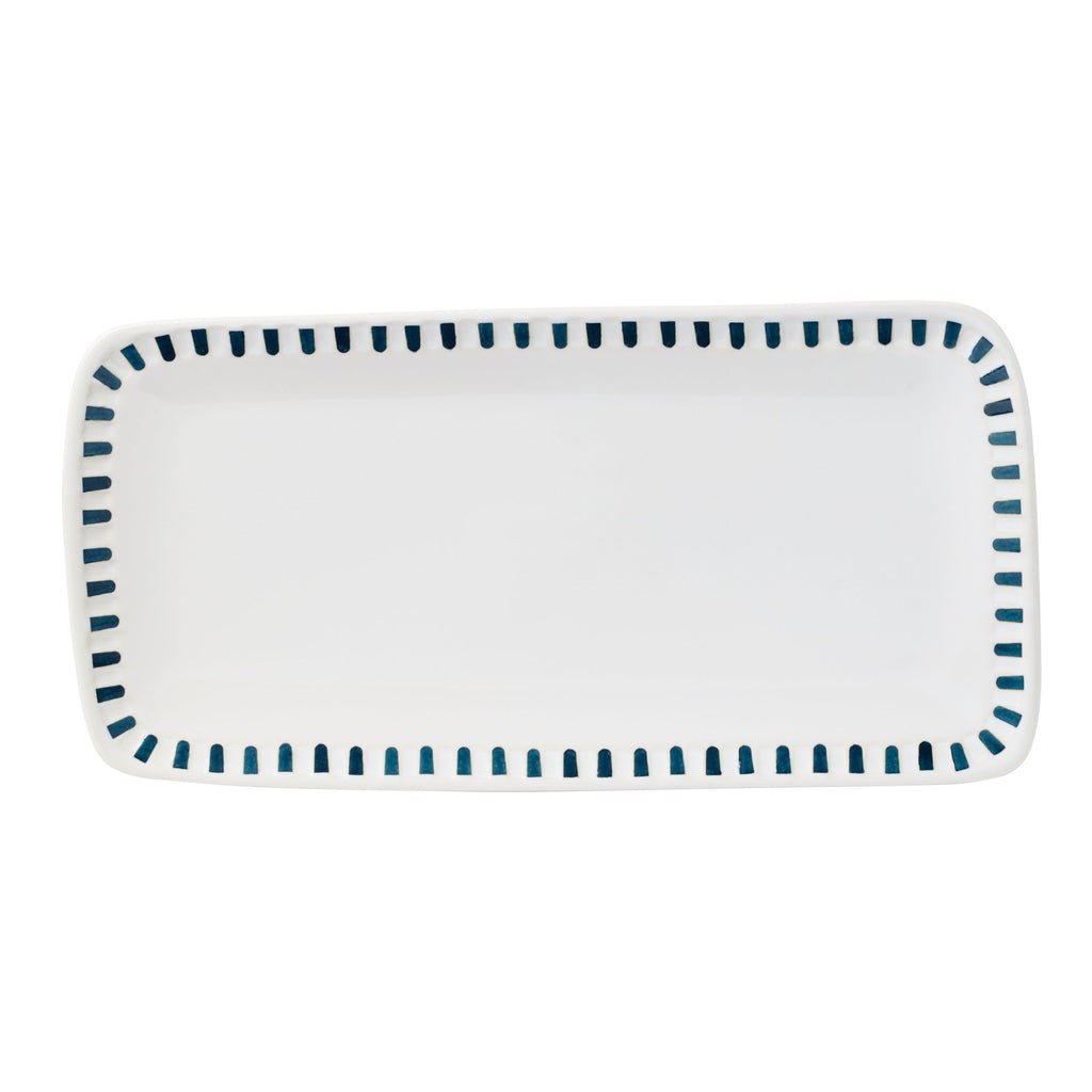 Artisanal Stripe Hors d'Oeuvres Tray