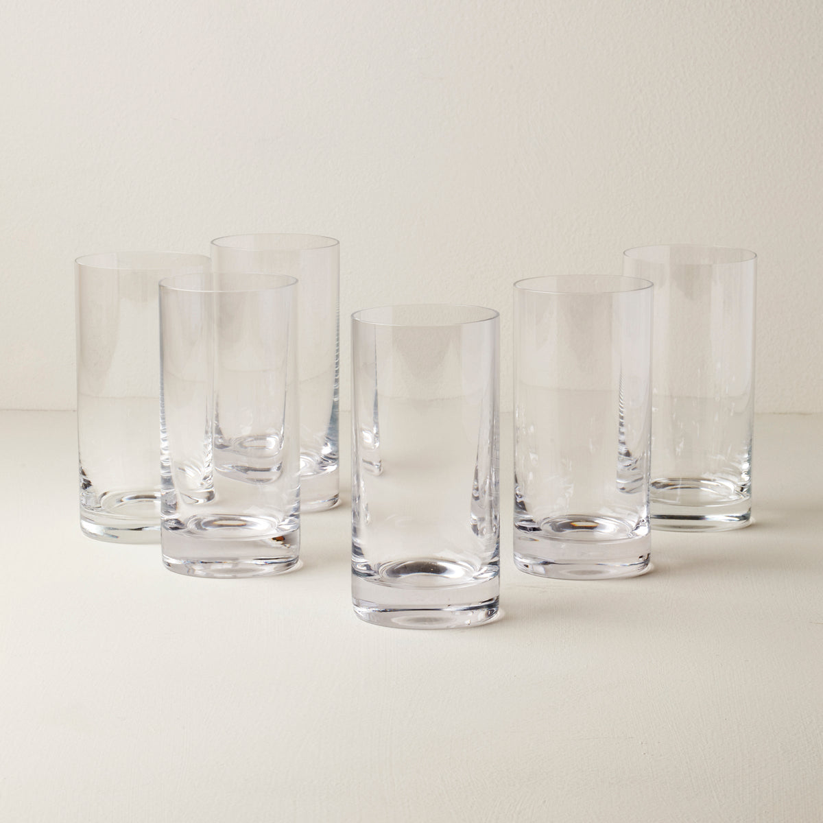 Tuscany Classics Cylinder Highball Glasses, Set of 6