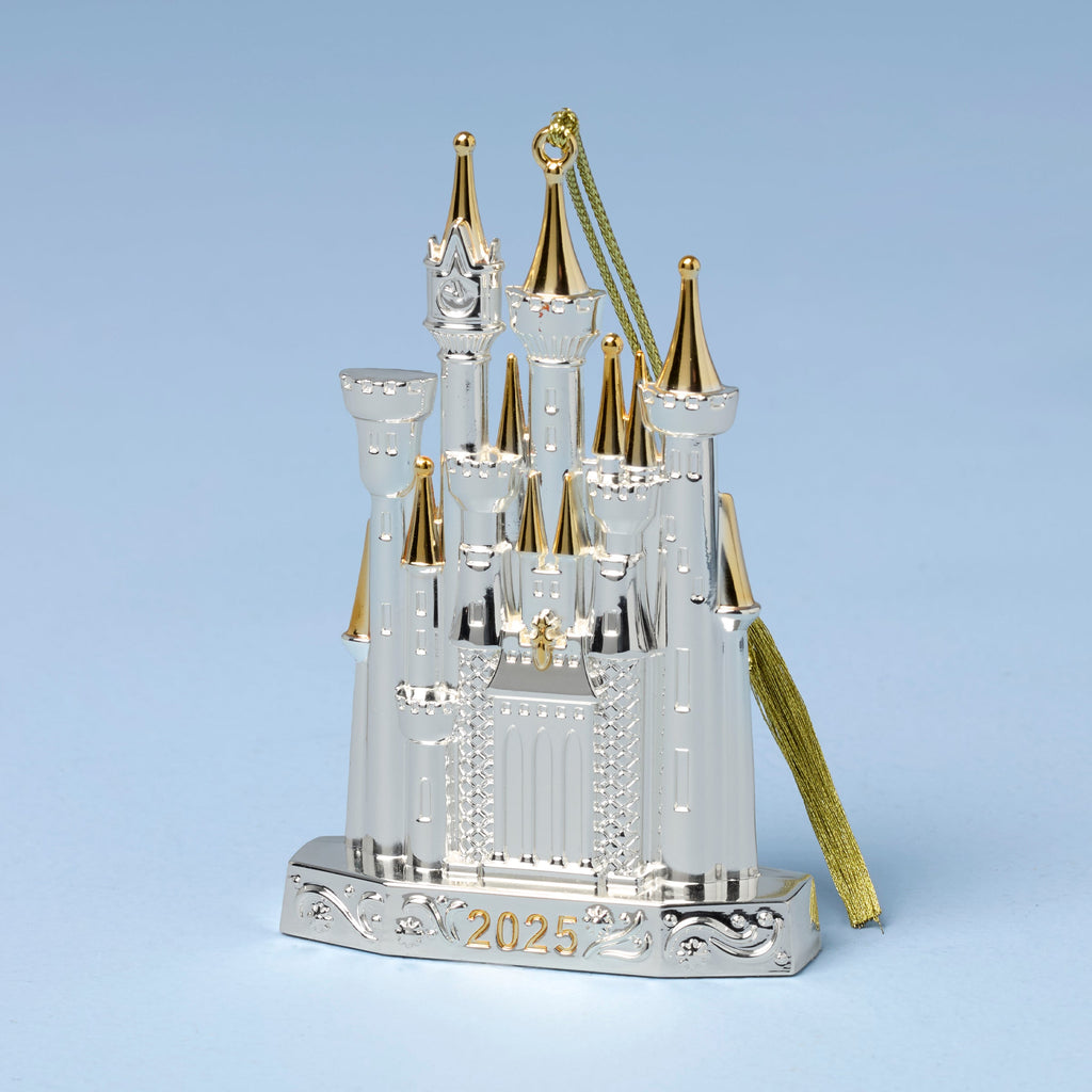 2025 Cinderella Castle Silverplate Ornament