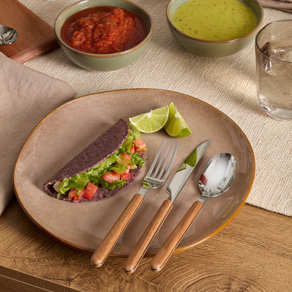 Organic Shades Clay 12-Piece Dinnerware Set