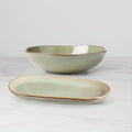 Organic Shades Sage Green 2-Piece Serving Set