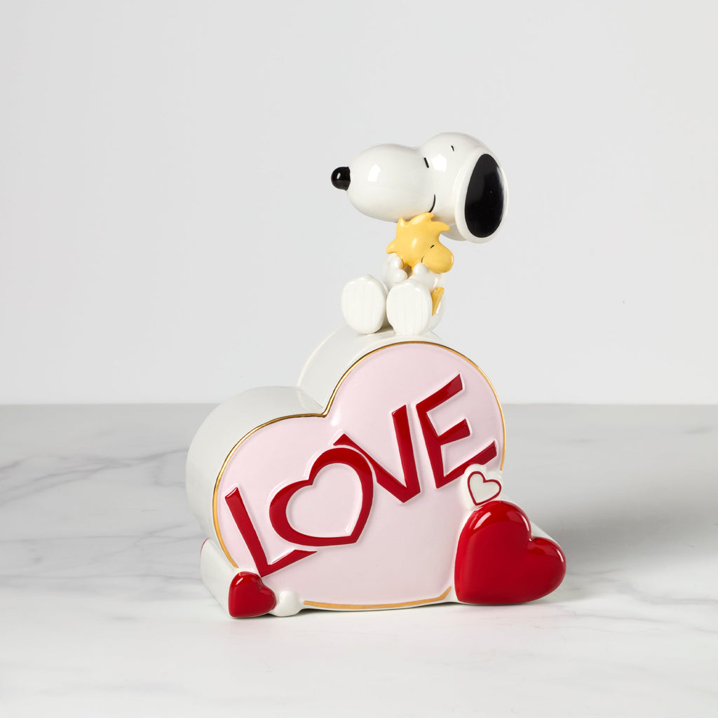 Snoopy Valentine's Day Candy Jar