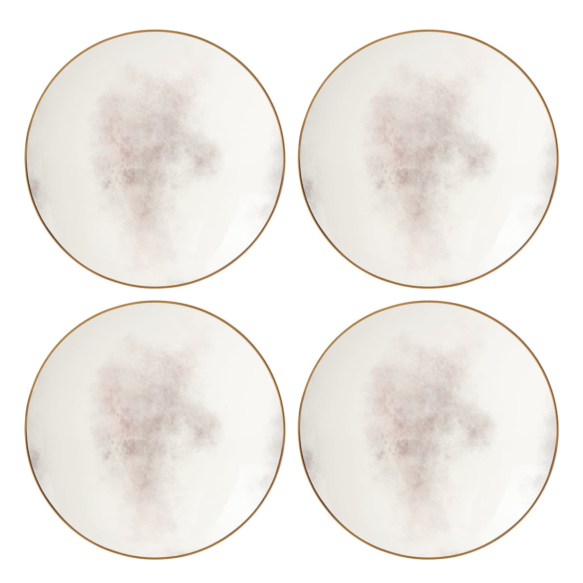Trianna Salaria Coupe Salad Plates, Set of 4