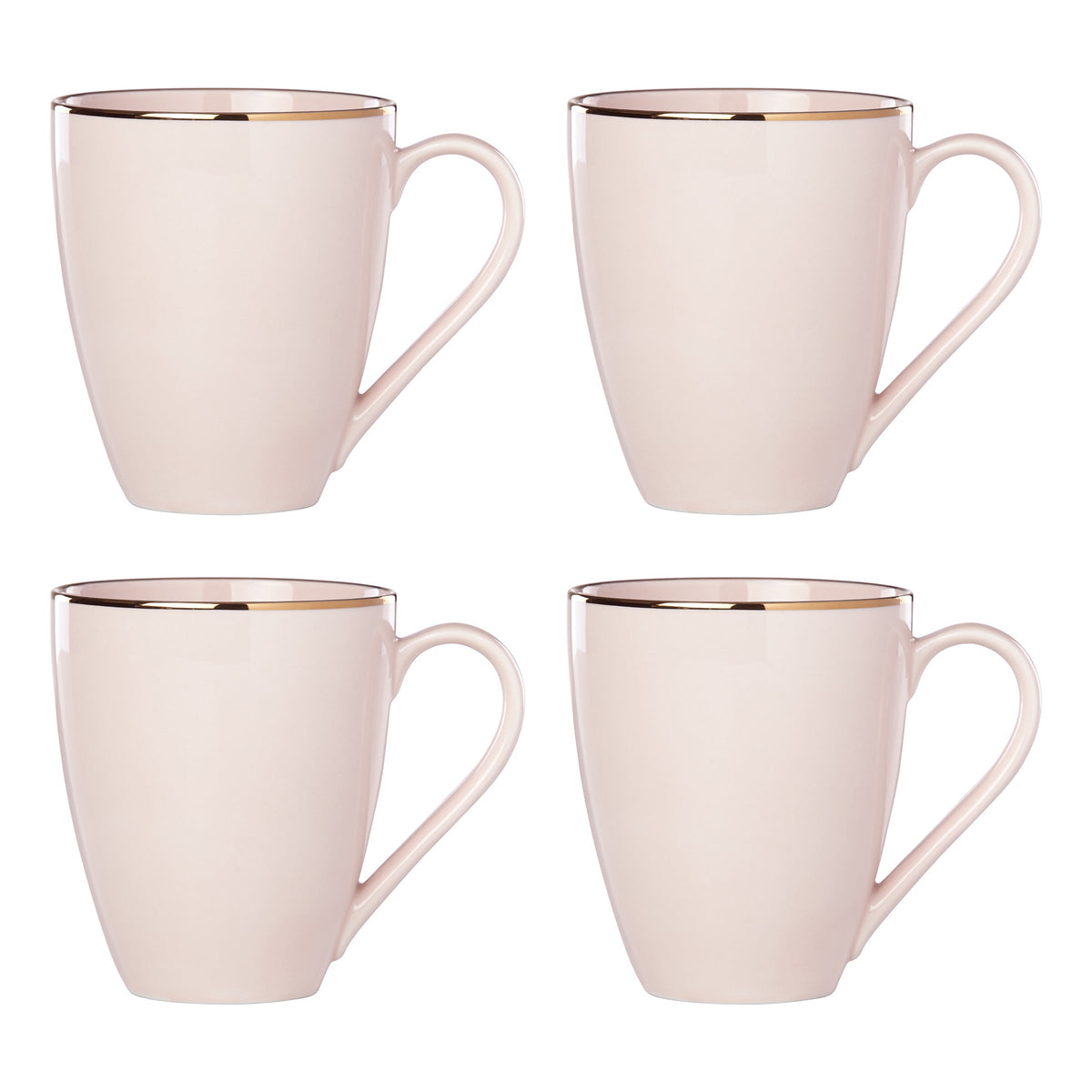 Trianna Blush Mugs, Set of 4