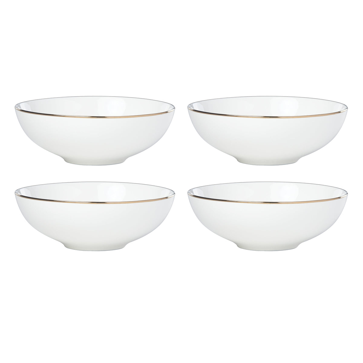 Trianna White All-Purpose Bowls, Set of 4