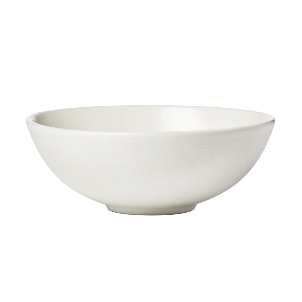Roseto White 12-Piece Dinnerware Set