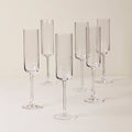 Tuscany Classics Straight Flute Glasses, Set of 6