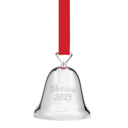 2025 Annual Christmas Bell Silverplate Ornament